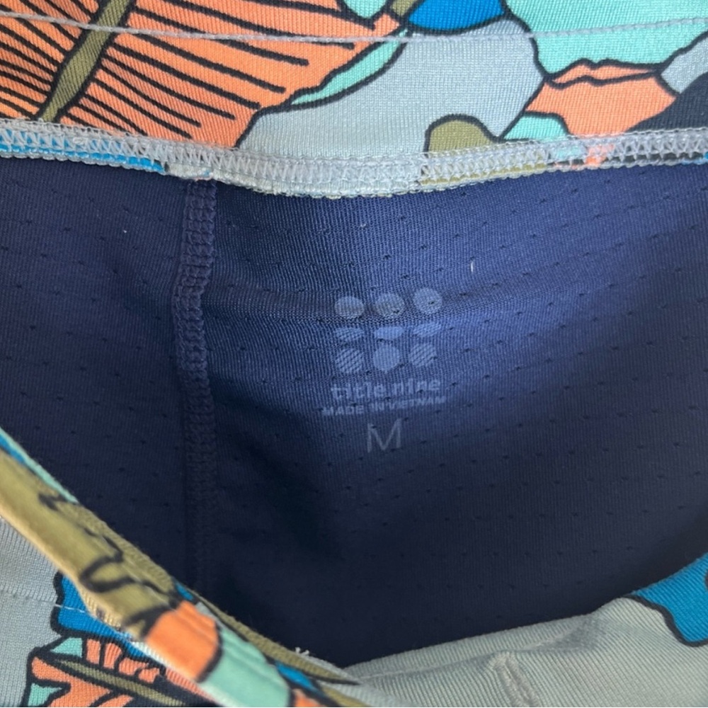 Title Nine Floral Mini Skort - Blue and Green - Picture 4 of 4